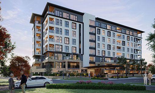 ブルーム１分譲マンションのパース図